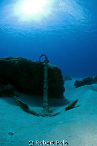 "Anchor in blue" by Robert Polo 